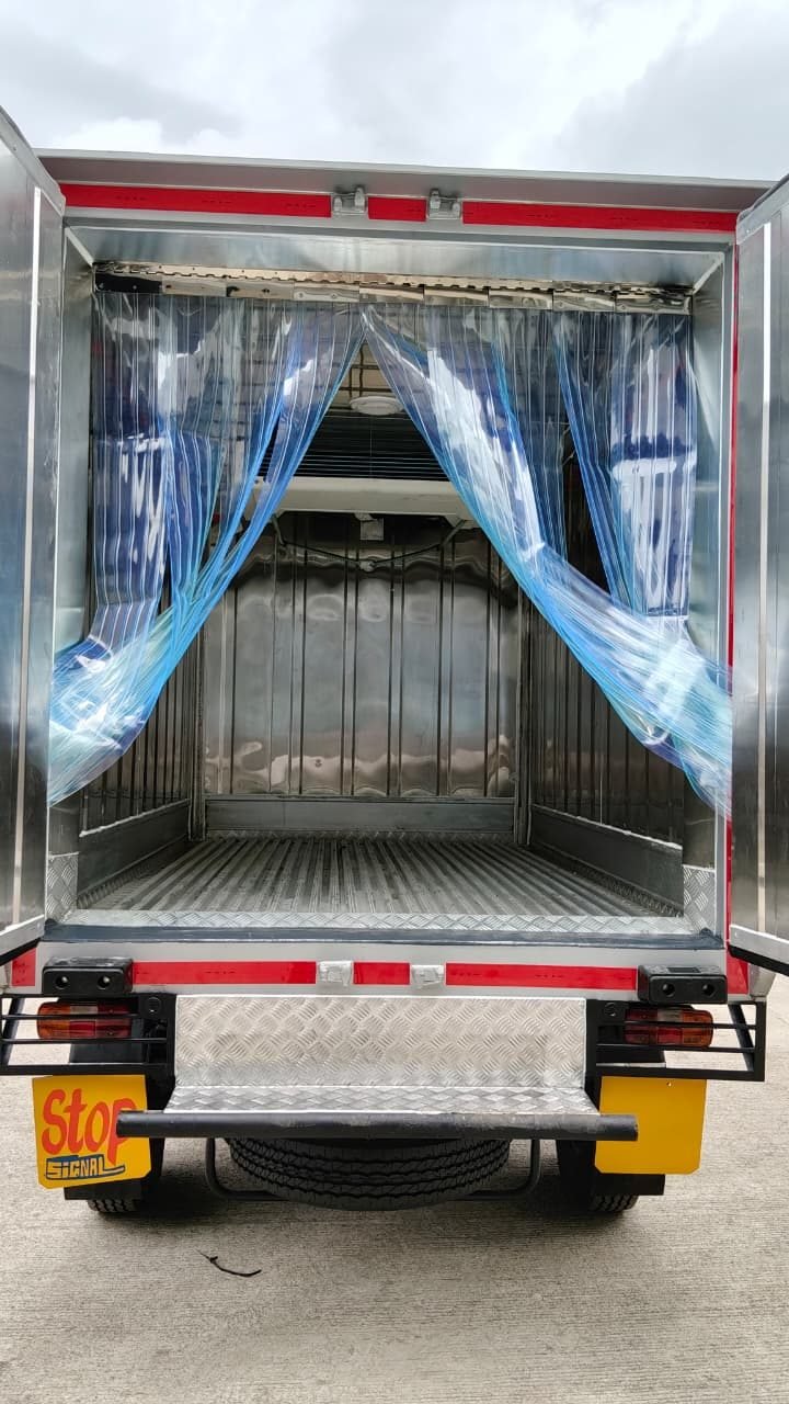 Snow Transport refrigerated trailer interior